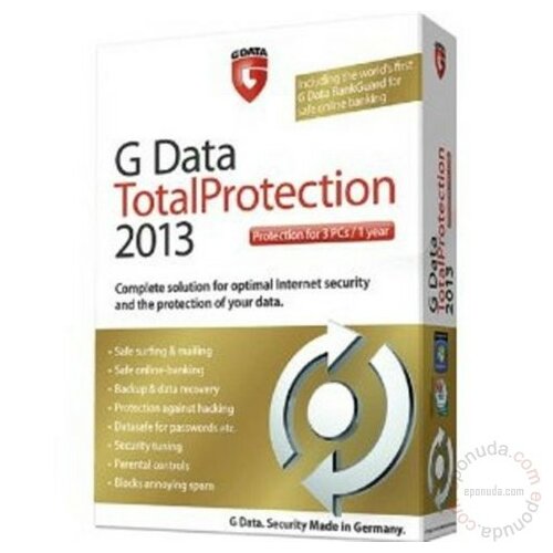 G Data paket 5 licenci Total Care za pravna lica antivirus Slike