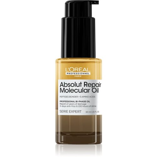 L´Oréal Paris Serie Expert Absolut Repair Molecular hranilno olje za lase za po&scaron;kodovane lase 30 ml Cene