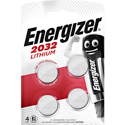 Energizer Gumbna baterija CR 2032 litijeva CR2032 240 mAh 3 V\, 4 kosi, (20430582) Cene