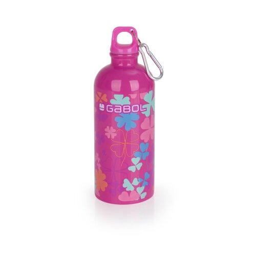 Gabol Aluminijumska boca za vodu sa zakačkom 7x21 cm 600ml Clover ( 16ADG235848 ) Slike