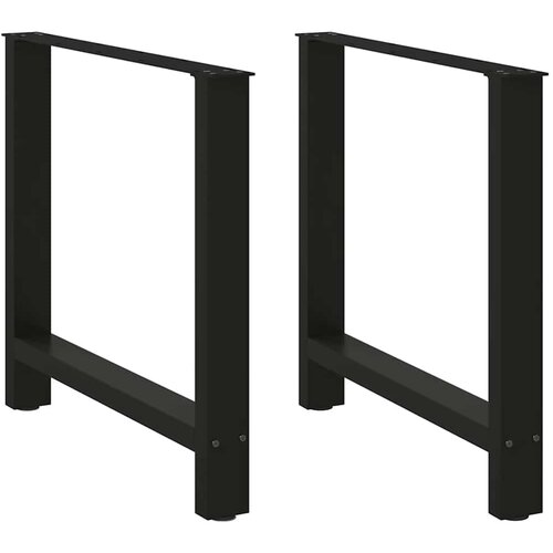 VidaXL Noge stolića za kavu 2 kom crne 80x(72-73) cm čelik Slike