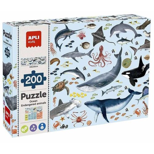 Apli Puzzle - Ugrožene životinje - okean ( 19696 ) Cene