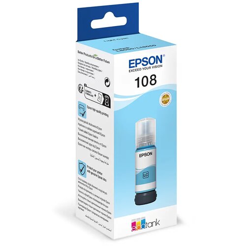 Develop-free epson 108 mastilo ink original light cyan Slike