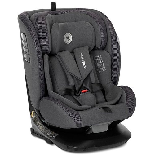 Lorelli autosjedalica Monza i-Size Isofix 40-150 cm 360°, Grey Cene