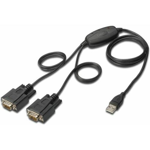 Digitus USB 1.1, serijsko sučelje adapter [1x mu&amp;scaron;ki konektor USB 2.0 tipa a - 2x 9-polni mu&amp;scaron;ki konektor D-Sub] Slike