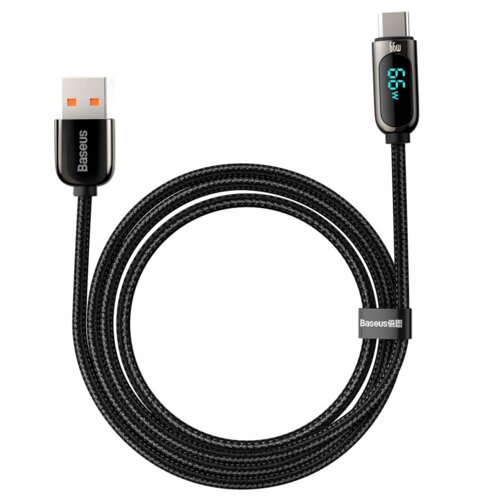 Baseus KABEL USB-A / USB-C 66W HITRI KABEL 1M VZDRŽLJIV ČRN, (21980566) Cene