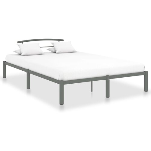 Furnova Posteljni okvir siv kovinski 140x200 cm, (21931692) Slike