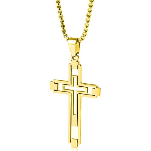 Ogrlica EM-34150 Cross - Zlatna KP34150 Cijene