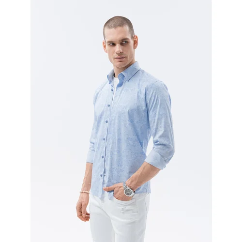 Ombre Clothing Men's shirt with long sleeves