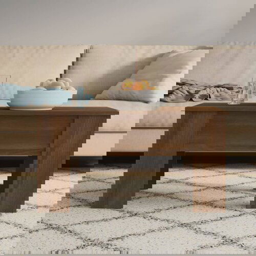 VidaXL Stolić za kavu smeđi hrast 79 x 49 x 41 cm konstruirano drvo Slike