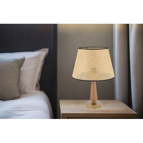 Opviq Stona lampa 302, 60 W, 43 cm, Krem Cene