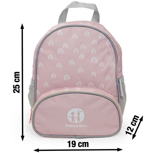 Petite&amp;amp;Mars Dječji ruksak Backie, Pink Rainbow Slike