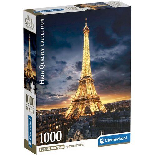 Clementoni Eiffelov toranj HQC sa puzzle posterom od 1000 komada - Slike