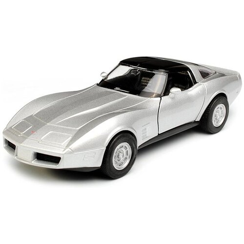  1982 Chevrolet Corvette Coupe silver 1:34 Slike