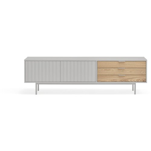 Teulat Siva TV omarica v hrastovem dekorju 180x52 cm Sierra - Teulat Slike