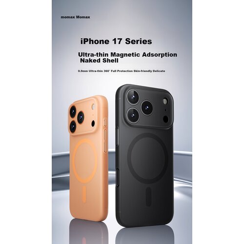  momax maska za mobilni telefon iphone 17 pro, providno-crna Cene