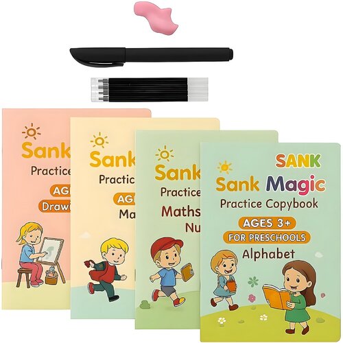  Set bilježnica za djecu - Ružičasti ergonomski držač KP36910 Slike