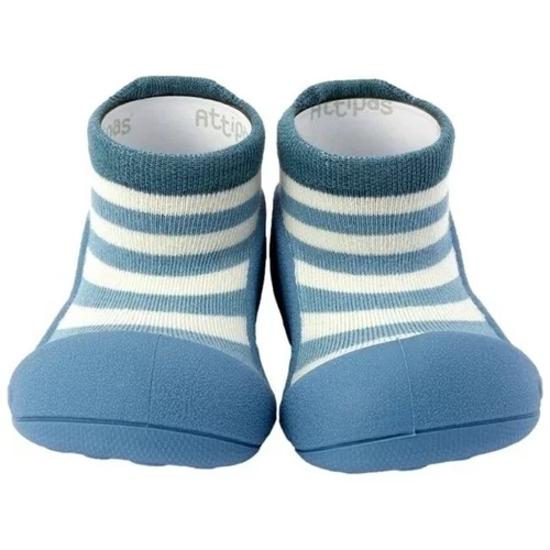 Attipas Nogavice za dojenčke Stripes - Blue Modra