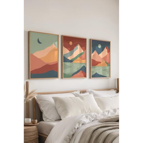 WALLXPERT Č-300639 - 5070 Vi&scaron;enamenski set dekorativnih slika (3 komada) Cene