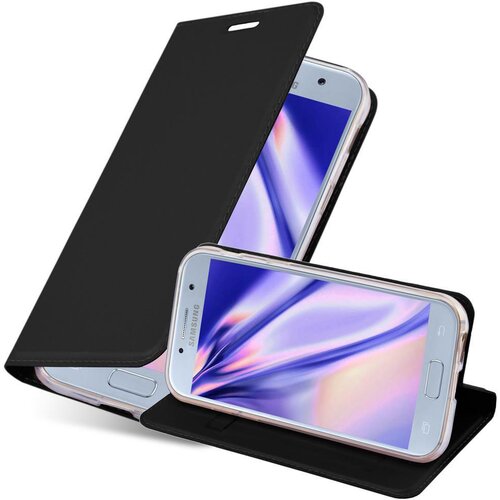 Cadorabo Ohišje, združljivo z Samsung Galaxy A5 2017 v klasična črna - Zaščitni ovitek z magnetnim zapiranjem, stoječo funkcijo in režo za kartice, (20558652) Cene