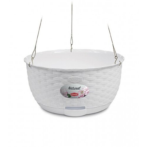 STEFANPLAST Saksija 30x14,5cm natural 75501 bijela Slike