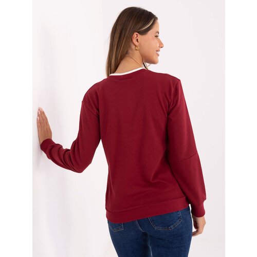RELEVANCE Sweatshirt-RV-BL-A868.46-burgundy Slike