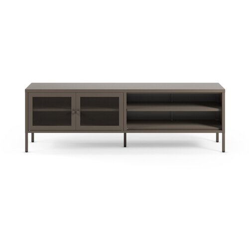 Marckeric Siva metalna TV komoda 160x50x35 cm Fayna &amp;ndash; Slike