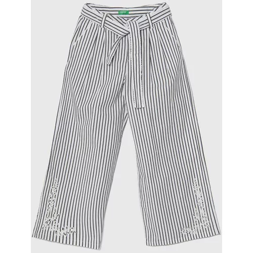 United Colors Of Benetton Dječje hlače boja: bijela, s uzorkom