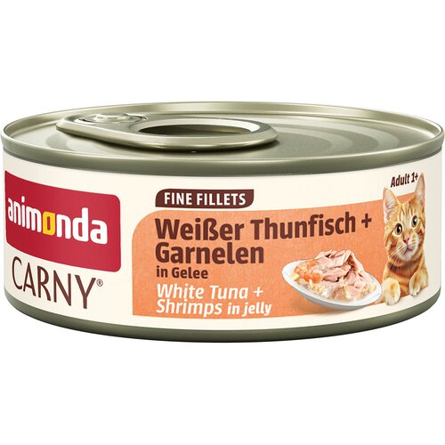 animonda Carny Adult Fine Fillets u želeu 12 x 60 g - Bijela tuna i &scaron;kampi Cijene