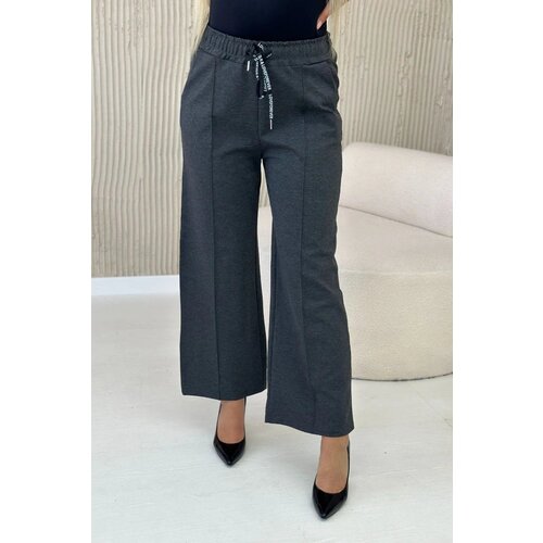 Kesi Punto Milano winter trousers with wide legs, graphite Slike