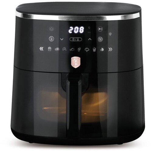 Berlinger Haus Friteza na vruć vazduh sa prozorom Black Rose Collection LP-BH-237, 6,15L, Crna Slike