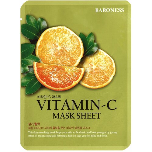 Baroness vitamin c sheetmaska za lice 21g Slike