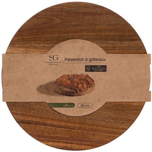 SG STALAK ZA TORTU 28X9CM ACACIA Slike