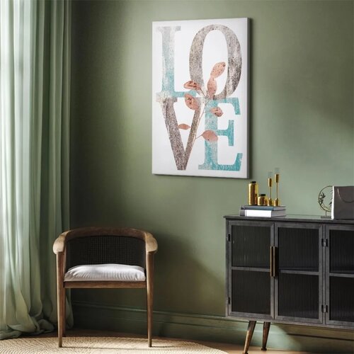  Slika - Flourishing Letters (1 Part) Vertical 60x90 Premium Print Slike