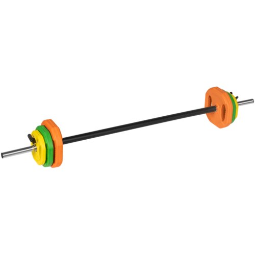 Rebel Active sklopiva &scaron;ipka za vježbanje s utezima od lijevanog željeza, &scaron;ipka 140 cm, set za trening 20 kg Cijene
