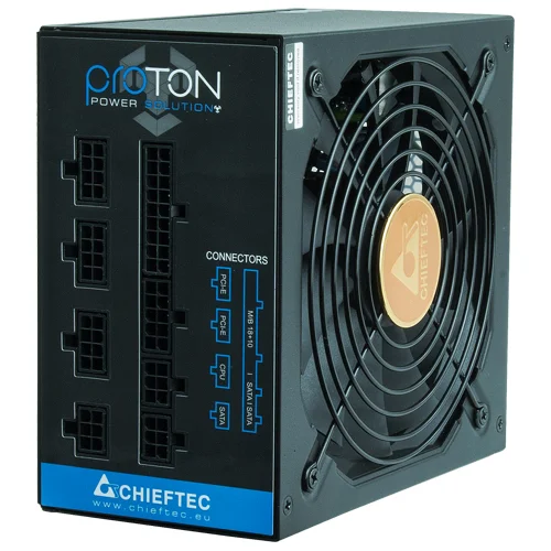 Chieftec PSU 850W BDF-850C PROTON serija, 14cm silent Active PFC, 80+ Bronze