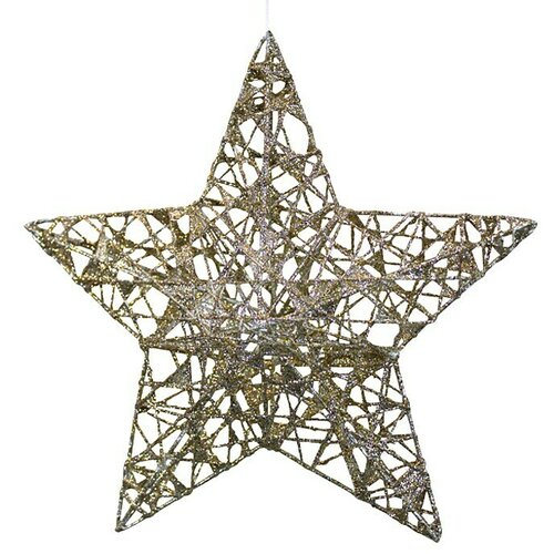  ukrasi za božićno drvce zvijezda (zlatne boje, žica, kutno) Cijene