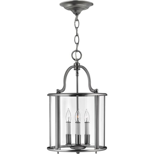 Elstead Lighting Hinkley HK-GENTRY-P-M-PW - Luster na lancu GENTRY 4xE14/60W/230V matni hrom Cene