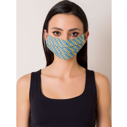 Fashion Hunters Reusable mask with a color print Slike