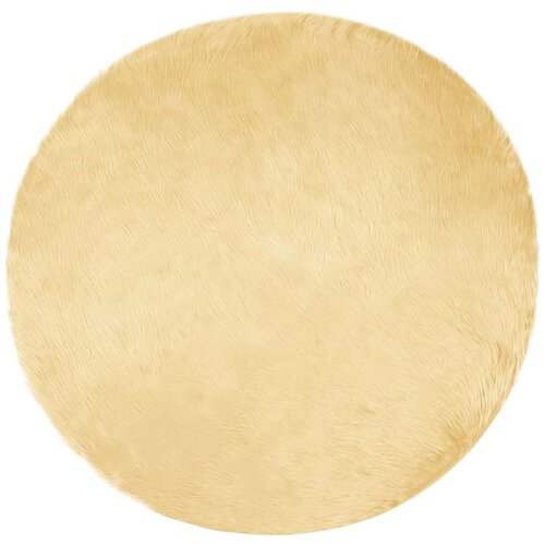 vidaXL Lažni Ovčji Tepih Krema 80 x 80 cm Poliester Cijene