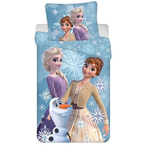 Jerry Fabrics Enojna bombažna otroška posteljnina 140x200 cm Frozen – Cene
