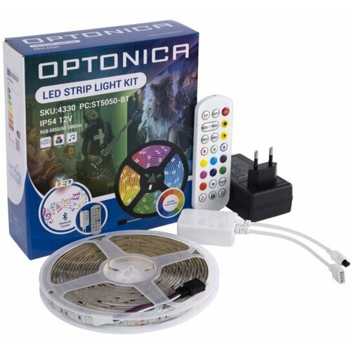 Optonica led traka bt music 5M 8W rgb set IP54 4330 Cene