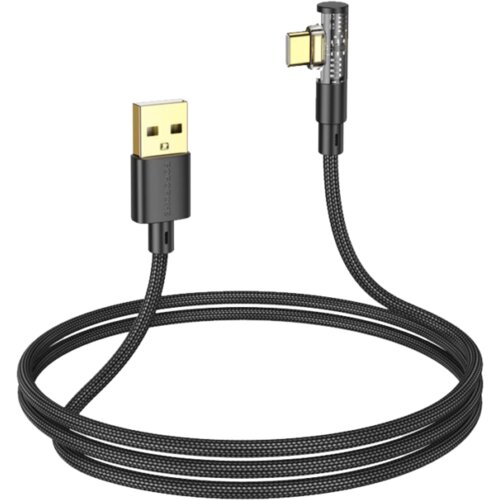  USB kabal BOROFONE BU39 Rio Transparent Discovery Edition charging data cable Type-C black 1,2m, 2,4 A Cijene