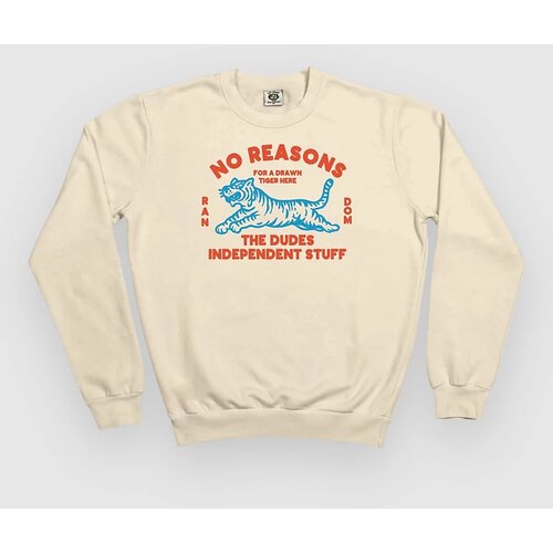 The Dudes No Reasons Classic Pulover almond milk Slike