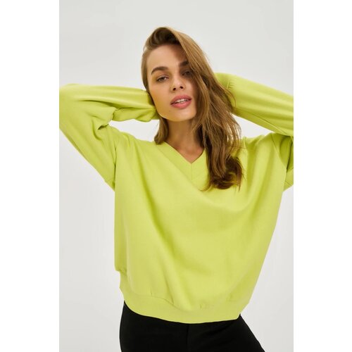 Marisse WOMEN&amp;#039;S SWEATSHIRT Z-BL-4807 LIME Slike