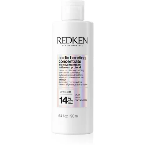 Redken Acidic Bonding Concentrate njega prije šamponiranja za oštećenu kosu 190 ml