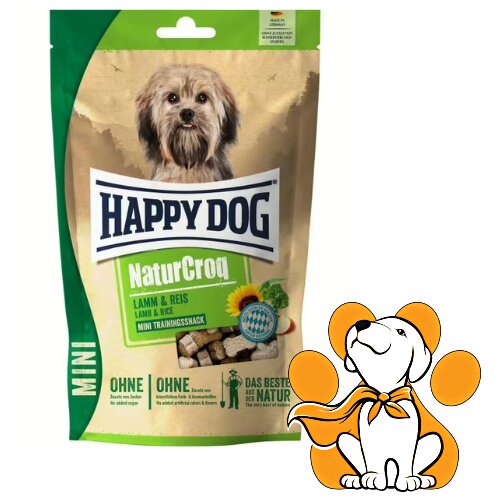 Happy Dog naturcroq Mini Lamb & Rice Training Snack 100g, Ukusne Poslastice Cene