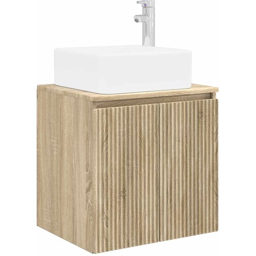 vidaXL Umivalnik s pritrditev na steno Sonoma hrast 49,5 x 41 x 63 cm, (5000245205) Cene