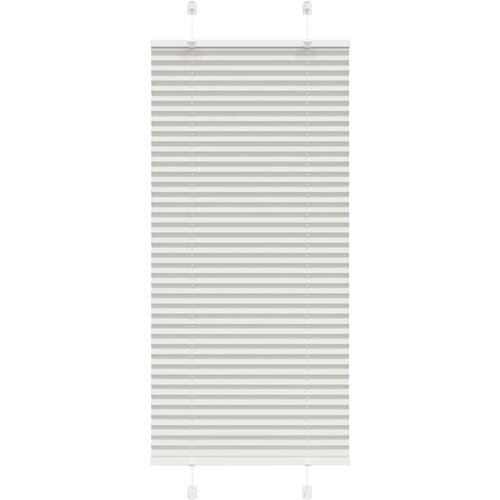 vidaXL Plisirana roleta svijetlosiva 55x150 cm širina tkanine 54,4 cm Cijene