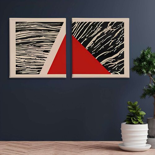 Wallity Zidna slika ASR_CNV2-18, 50x50cm, 2 dijela Cene